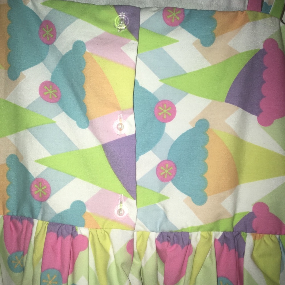 Girls multi colored ice cream dress - Picture 3 of 8